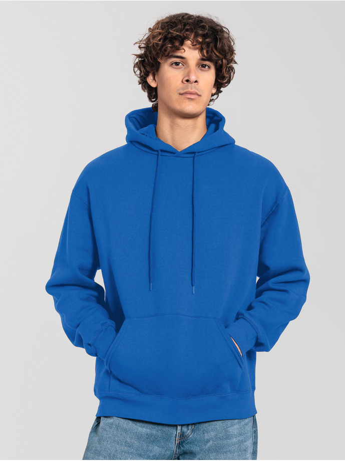 Φούτερ με Κουκούλα Iconic Premium 0622840 Fruit of the Loom Royal Blue