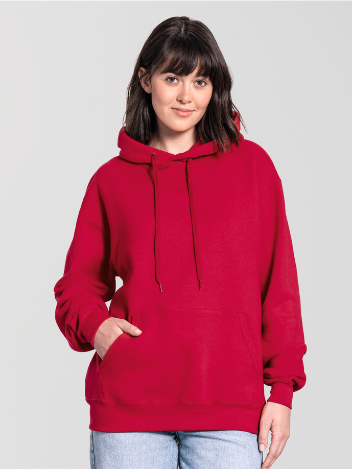 Φούτερ με Κουκούλα Iconic Premium 0622840 Fruit of the Loom Red