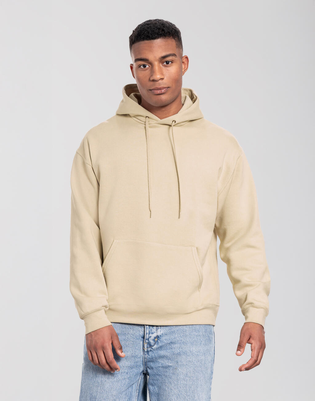 Φούτερ με Κουκούλα Iconic Premium 0622840 Fruit Of The Loom Desert Sand ανδρικά Simple Wear