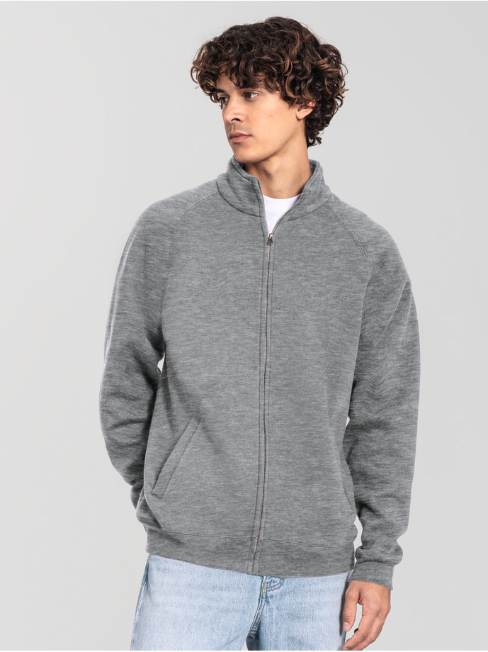 Ανδρική Ζακέτα Φούτερ Iconic Premium Sweat Jacket 0622900 Fruit of the Loom Athletic Heather