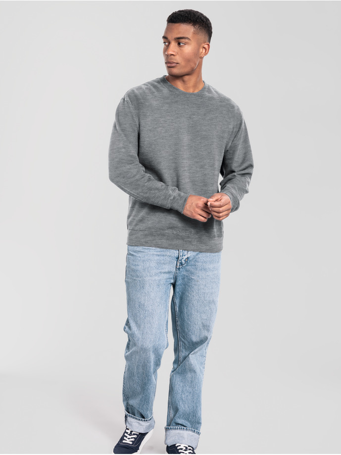 Φούτερ Crewneck Iconic 250 0622920 Fruit Of The Loom Athletic Heather ανδρικά Simple Wear