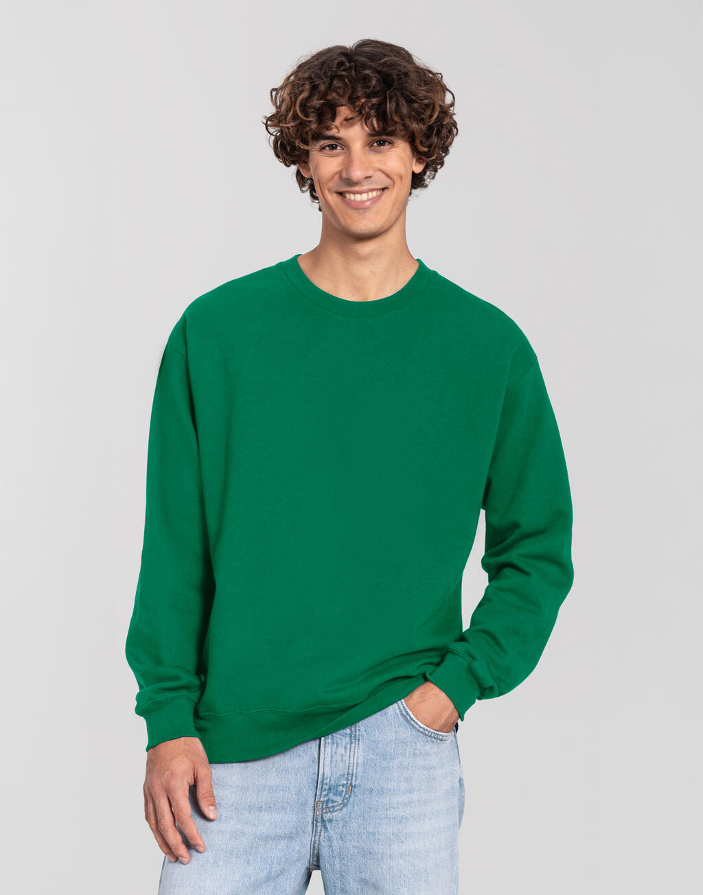Φούτερ Crewneck Iconic 250 0622920 Fruit of the Loom College Green