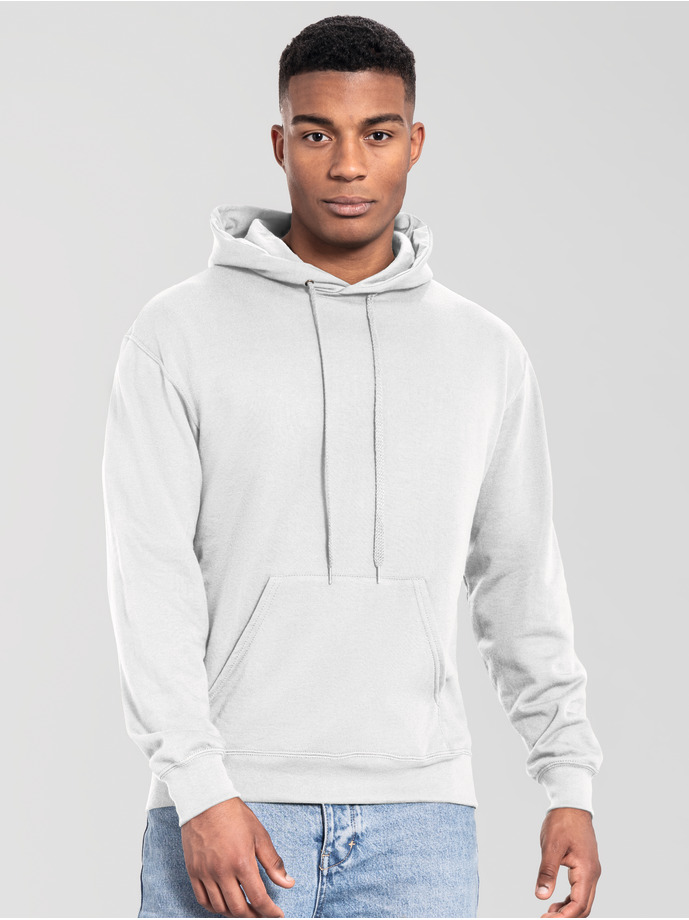 Φούτερ με Κουκούλα 0622940 Fruit of the Loom Iconic 250 Hooded Sweat White