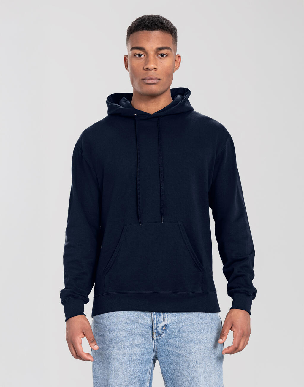 Φούτερ με Κουκούλα 0622940 Fruit of the Loom Iconic 250 Hooded Sweat Deep Navy