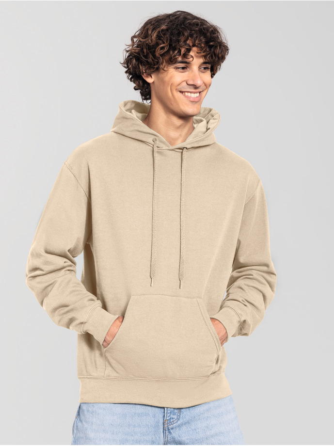 Φούτερ με Κουκούλα 0622940 Fruit of the Loom Iconic 250 Hooded Sweat Desert Sand