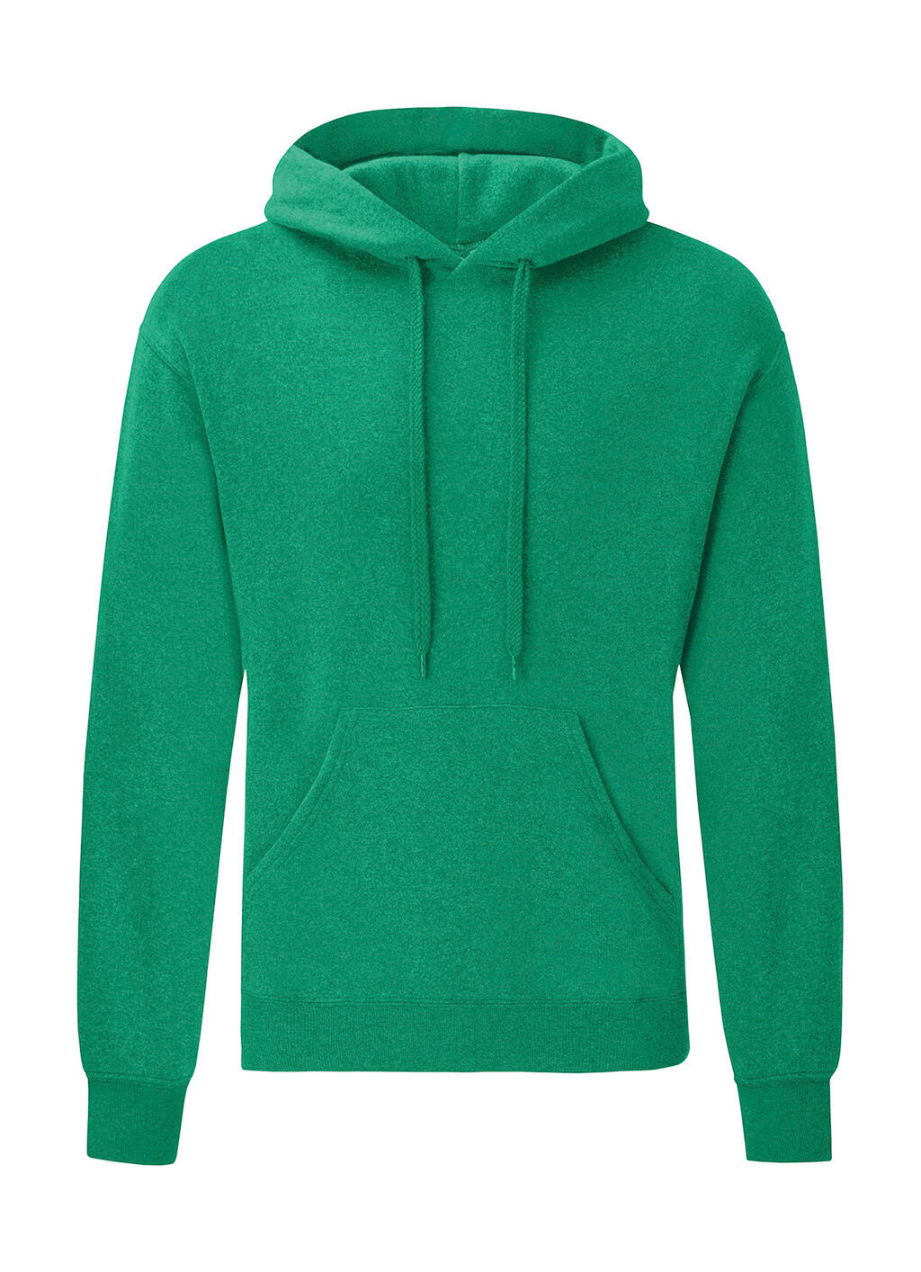 Ανδρικό Φούτερ με Κουκούλα 62-208-0 Fruit of the Loom Classic Hooded Sweat Heather Green