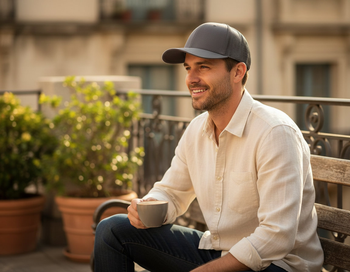 Καπέλο Trucker 6511 Flexfit Mesh Cotton Twill Dark Grey αξεσουάρ Καπέλα Simple Wear