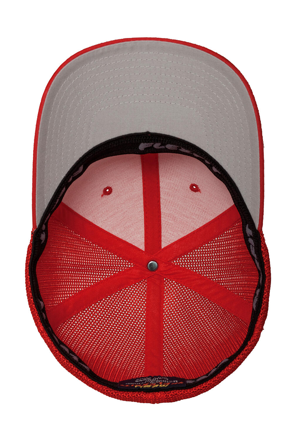 Καπέλο Trucker 6511 Flexfit Mesh Cotton Twill Red αξεσουάρ Καπέλα Simple Wear