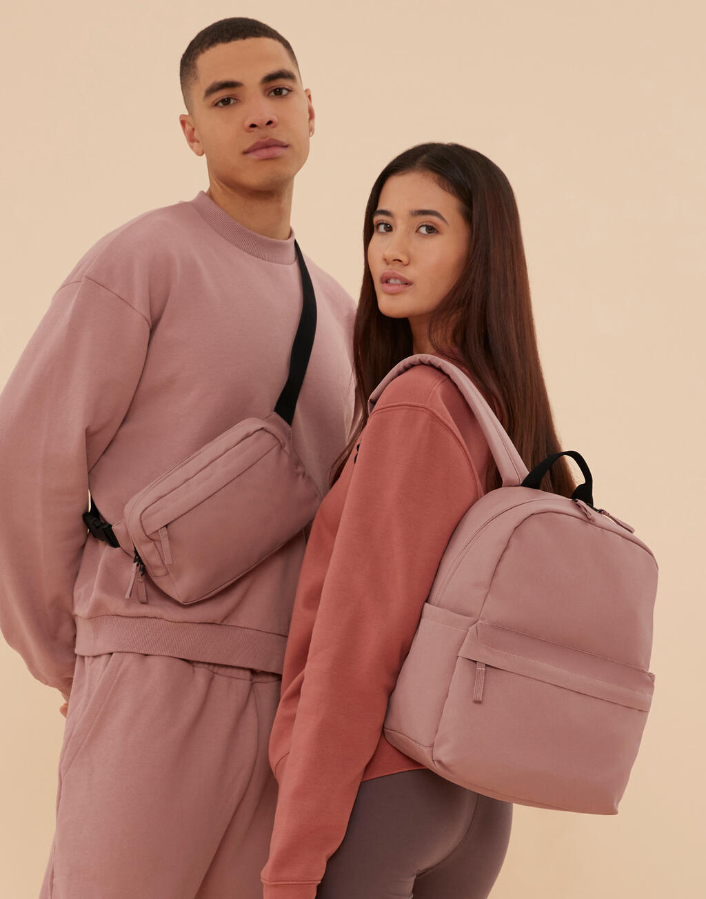 Σακίδιο Πλάτης Mini Bg185S Bagbase Premium Recycled Rose Είδη Ταξιδιου Τσάντες Simple Wear