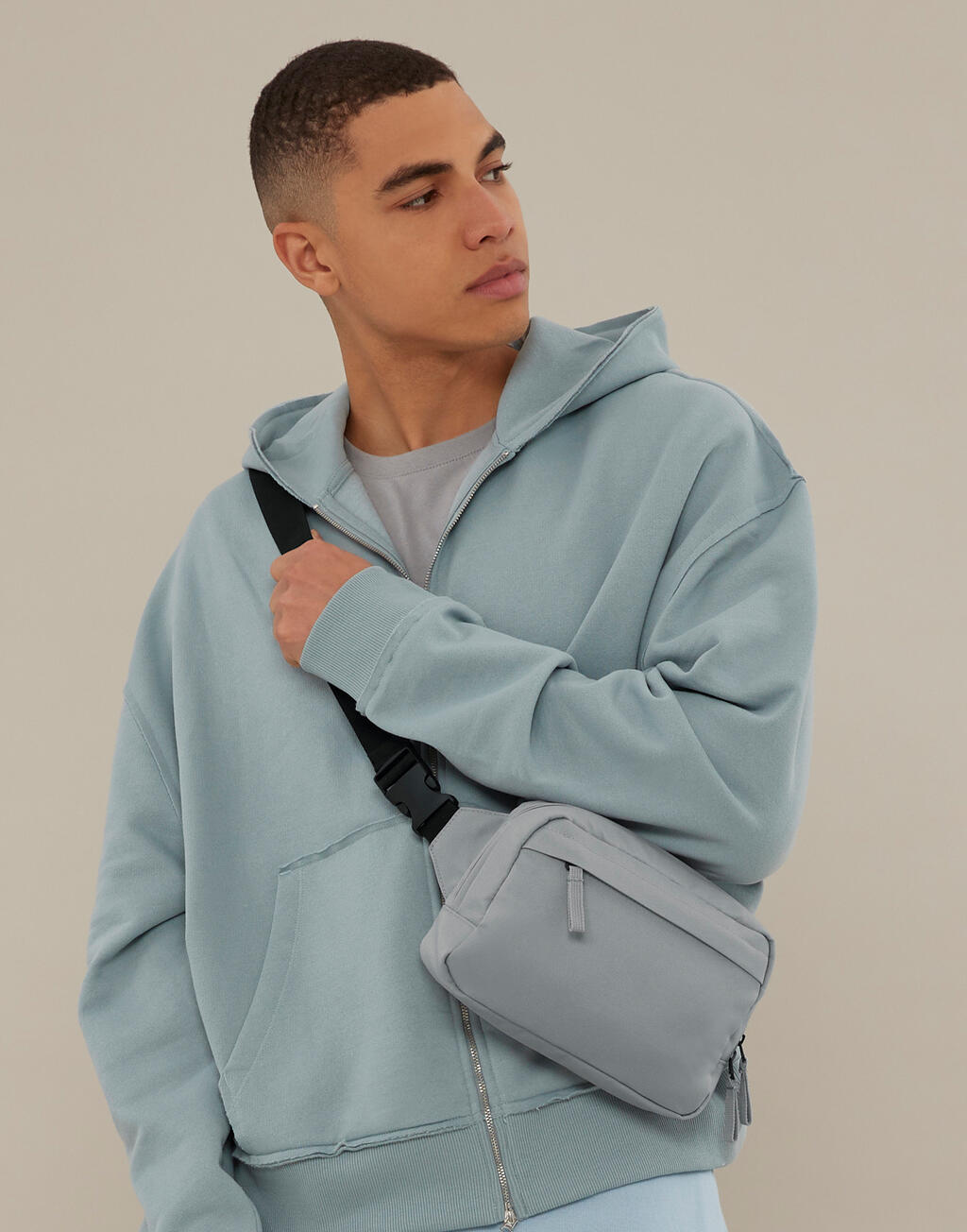 Τσάντα Ώμου Cross Body BG187 BagBase Pure Grey