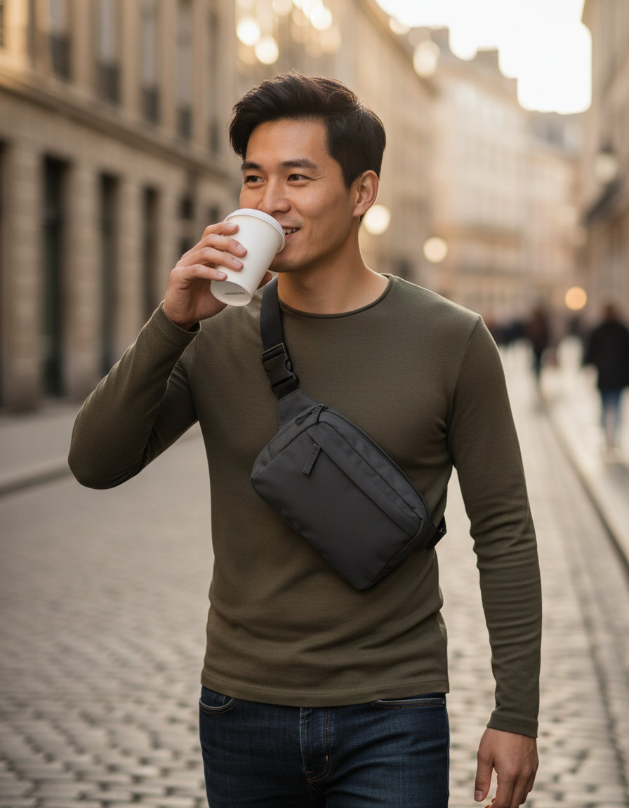 Τσάντα Ώμου Cross Body Bg187 Bagbase Graphite Grey Είδη Ταξιδιου Τσαντάκια Simple Wear