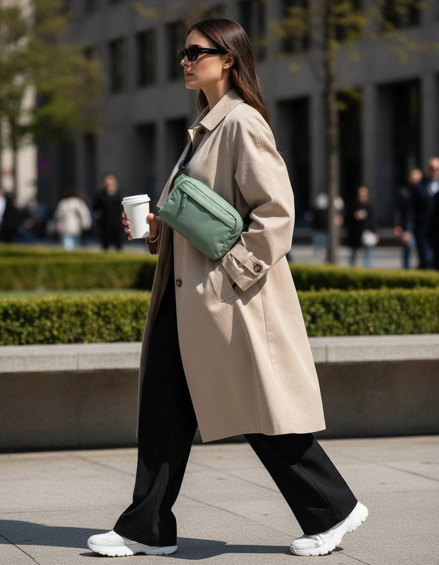 Τσάντα Ώμου Cross Body Bg187 Bagbase Dusty Green Είδη Ταξιδιου Τσαντάκια Simple Wear