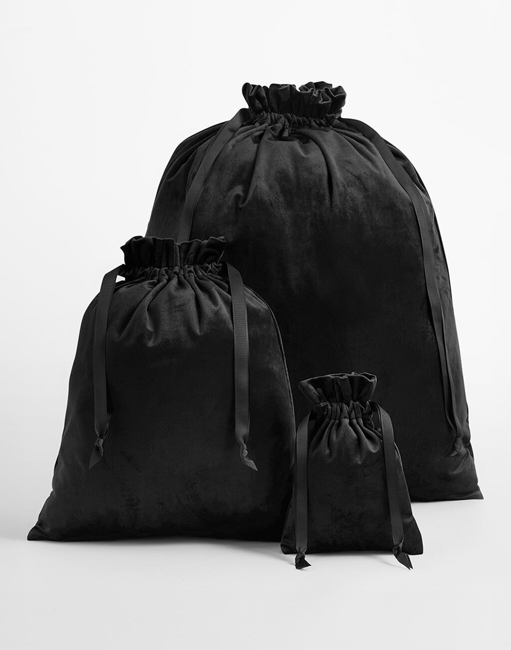 Βελούδινο Πουγκί Δώρου BG718 BagBase Black Onyx