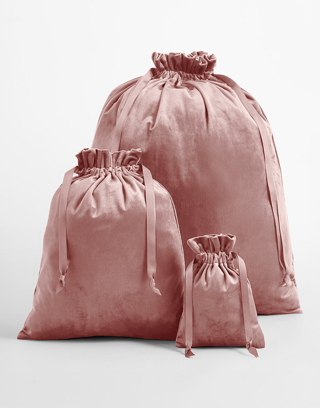 Βελούδινο Πουγκί Δώρου BG718 BagBase Rose Quartz
