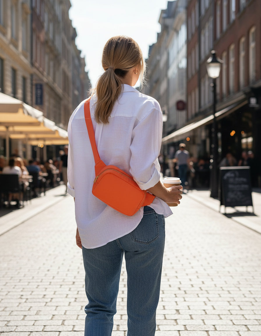 Τσαντάκι Cross Body Bg883 Bagbase Sundae Mango Sorbet Είδη Ταξιδιου Τσαντάκια Simple Wear