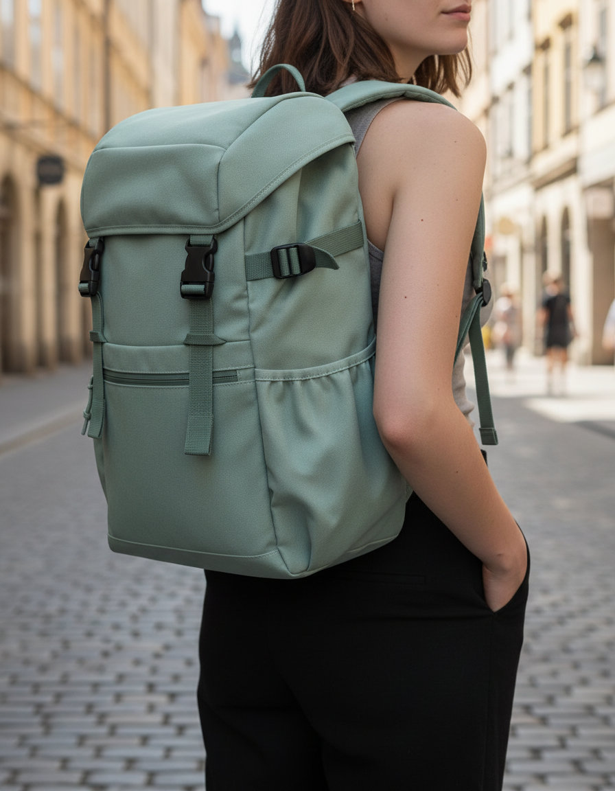 Σακίδιο Πλάτης Ramble Bg370 Bagbase Dusty Green Είδη Ταξιδιου Τσάντες Simple Wear