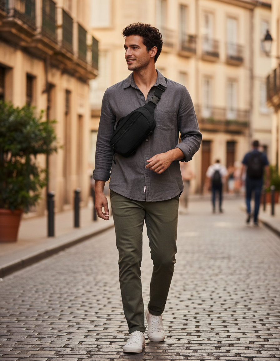 Τσαντάκι Μέσης Ramble Bg373 Bagbase Black Είδη Ταξιδιου Τσαντάκια Simple Wear