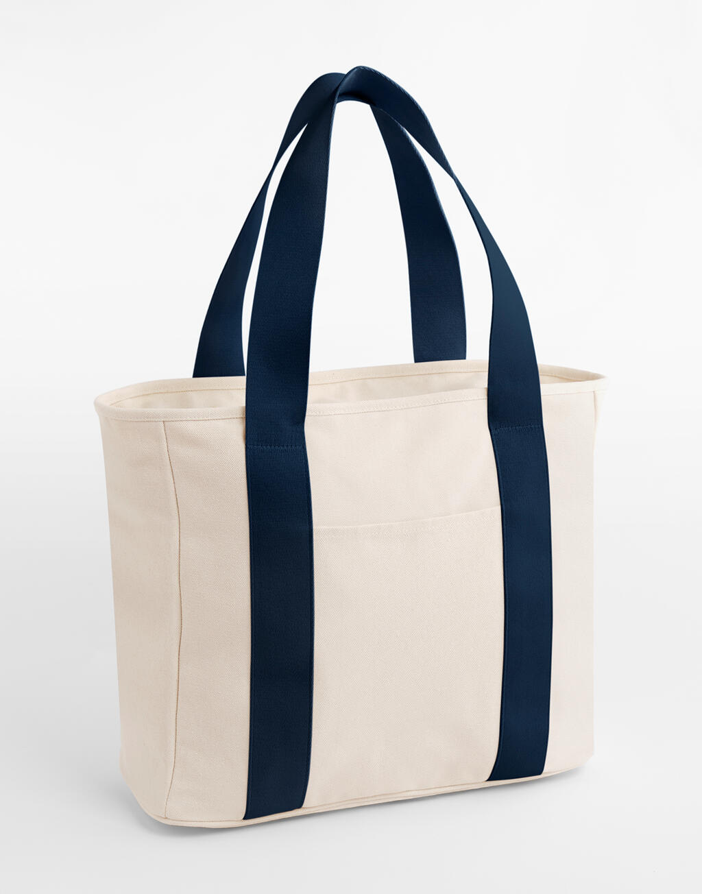 Τσάντα Edit Canvas Tote BG675 Bagbase Natural/Navy