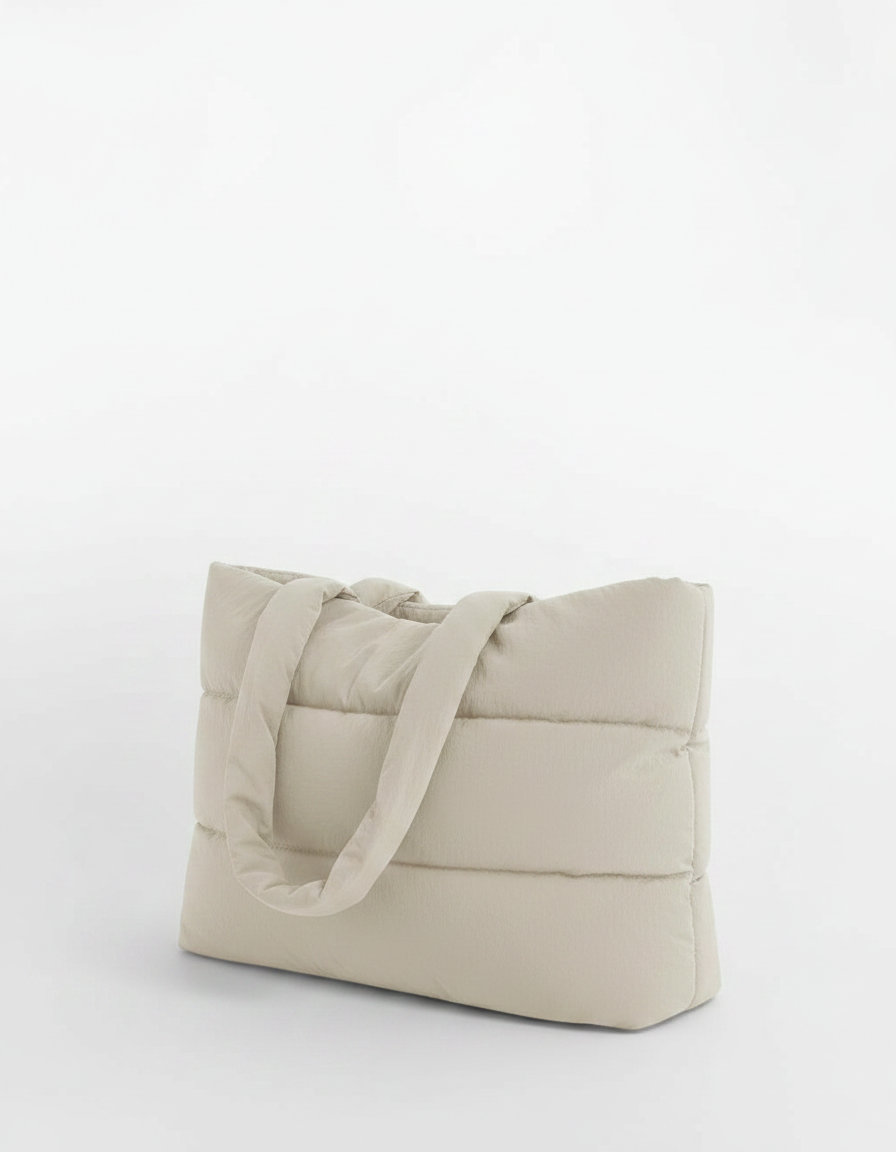 Τσάντα Tote Καπιτονέ Bg701 Bagbase Natural Stone Είδη Ταξιδιου Shopping Bags Simple Wear