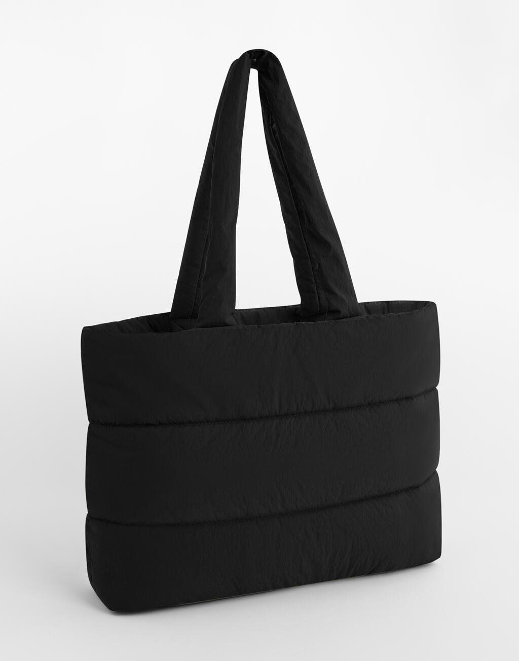 Τσάντα Tote Καπιτονέ BG701 Bagbase Black