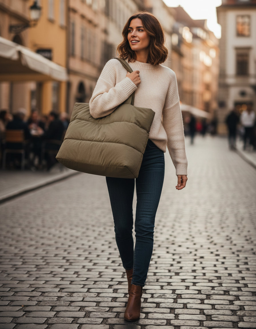 Τσάντα Tote Καπιτονέ Bg701 Bagbase Earthy Green Είδη Ταξιδιου Shopping Bags Simple Wear