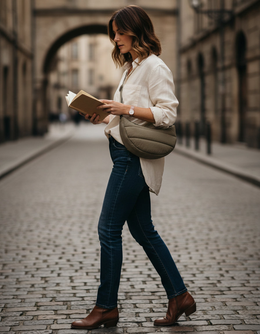 Quilted Cross Body Bag Bagbase Bg703 Earthy Green Είδη Ταξιδιου Τσαντάκια Simple Wear