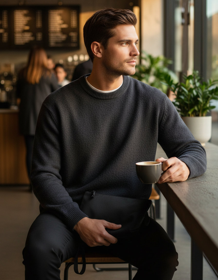 Minimal Lifestyle Pouch Bagbase Bg824 Black Είδη Ταξιδιου Νεσεσέρ Simple Wear