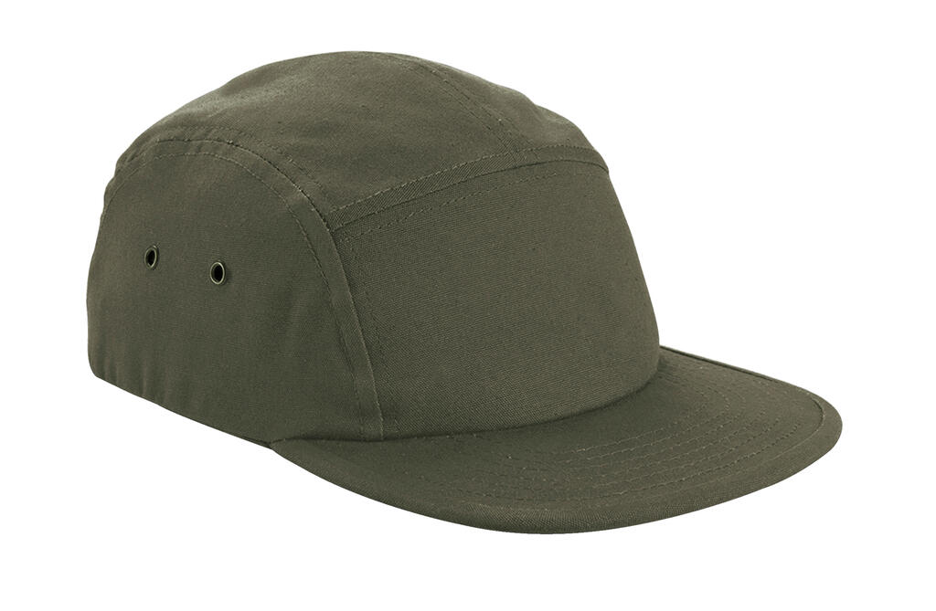 Καπέλο 5 Panel Canvas B654 Beechfield Olive Green