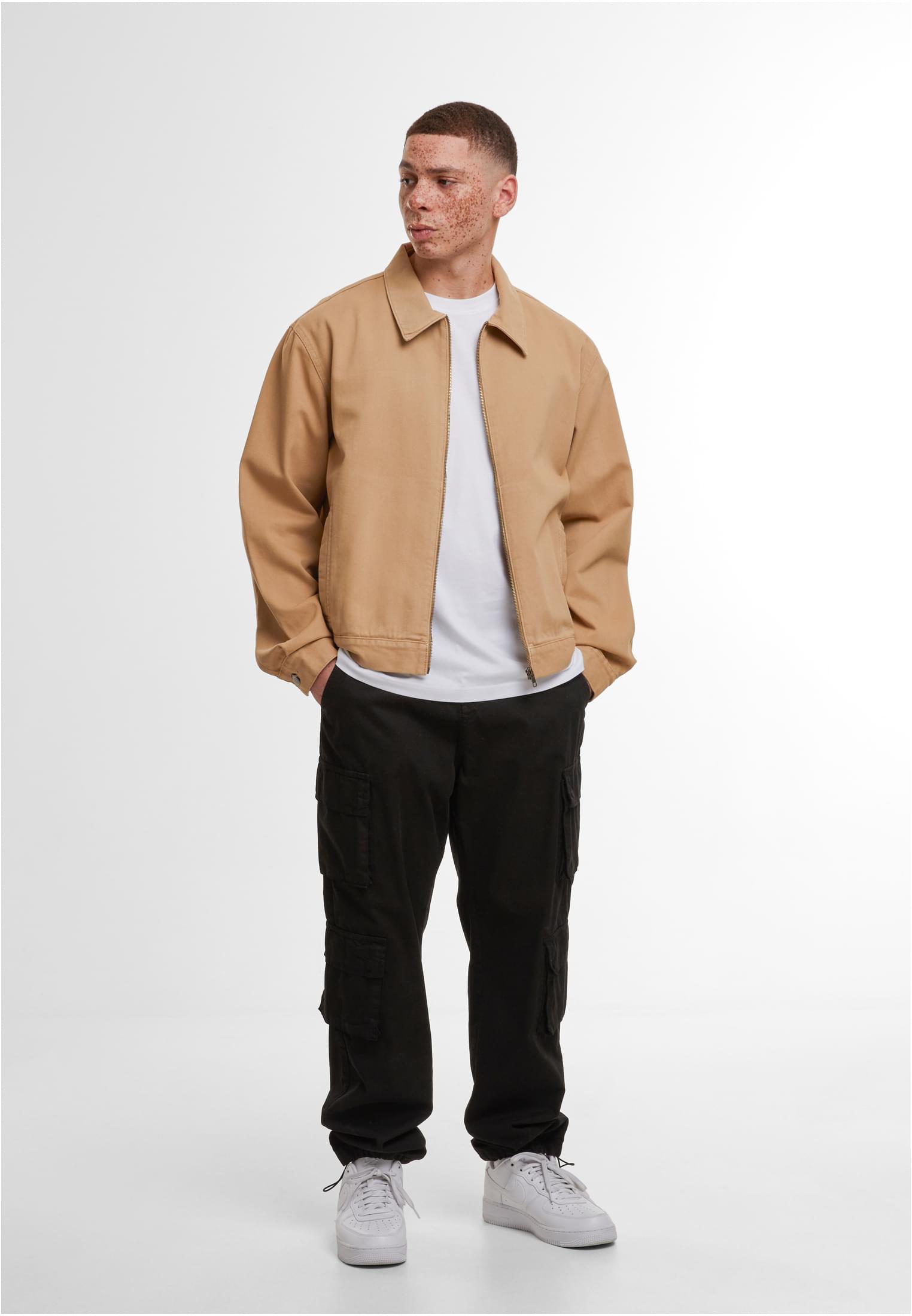 Μπουφάν Εργασίας By428 Build Your Brand Union Beige ανδρικά Simple Wear