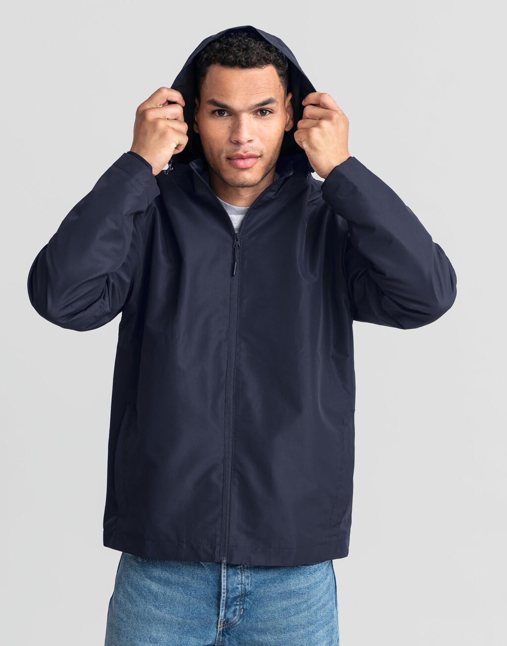 Μπουφάν Essential Weather Shell Jacket 0R416M0 Russell Athletic French Navy