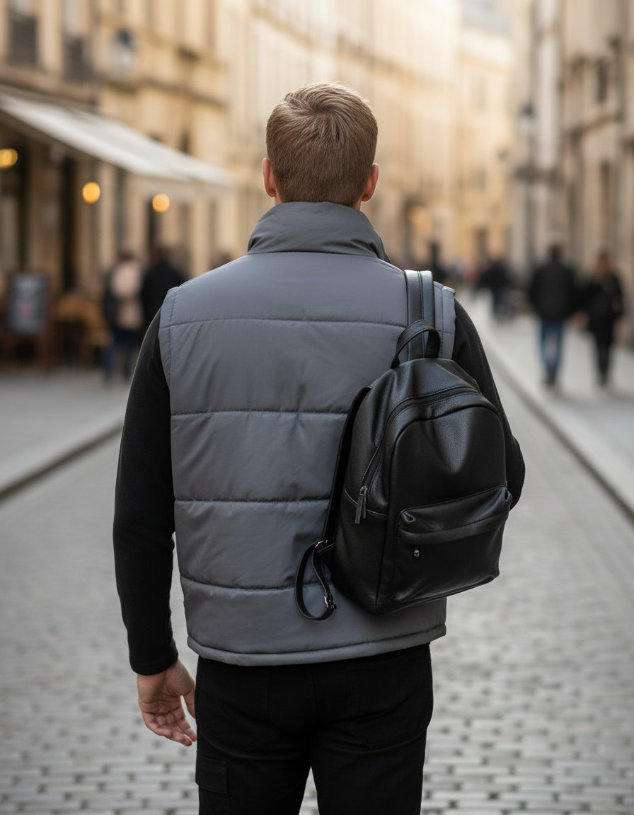 Γιλέκο Core Bodywarmer R208X Result Grey ανδρικά Μπουφάν Simple Wear