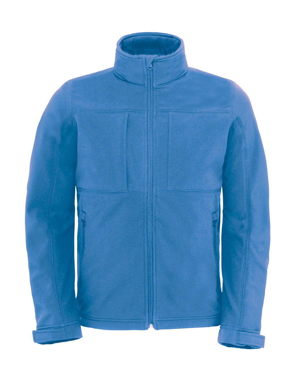Ανδρικό Μπουφάν Hooded Softshell JM950 B&C Outerwear Azure