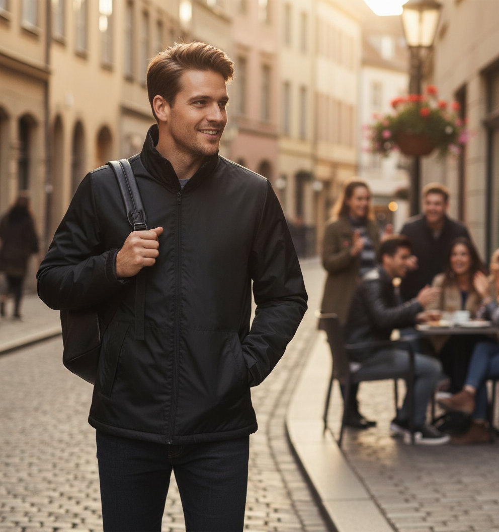 Γυναικείο Μπουφάν JW826 B&C Multi-Active Black/Warm Grey
