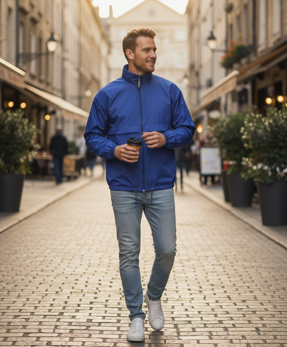 Αντιανεμικό Μπουφάν Sirocco B C Royal ανδρικά Simple Wear