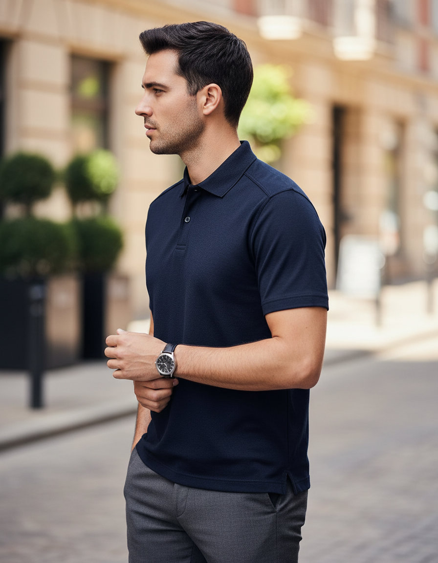 Ανδρική Μπλούζα Polo Gpx-5 Stormtech Endurance Hd Uv 50+ Navy ανδρικά Μπλούζες Simple Wear