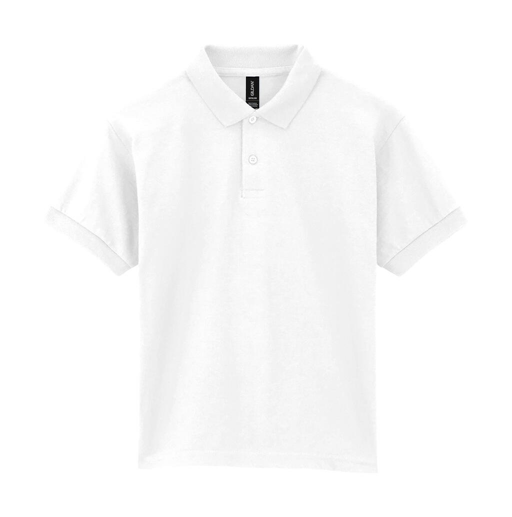 Παιδικό Μπλουζάκι Polo 8800B Gildan DryBlend Jersey White
