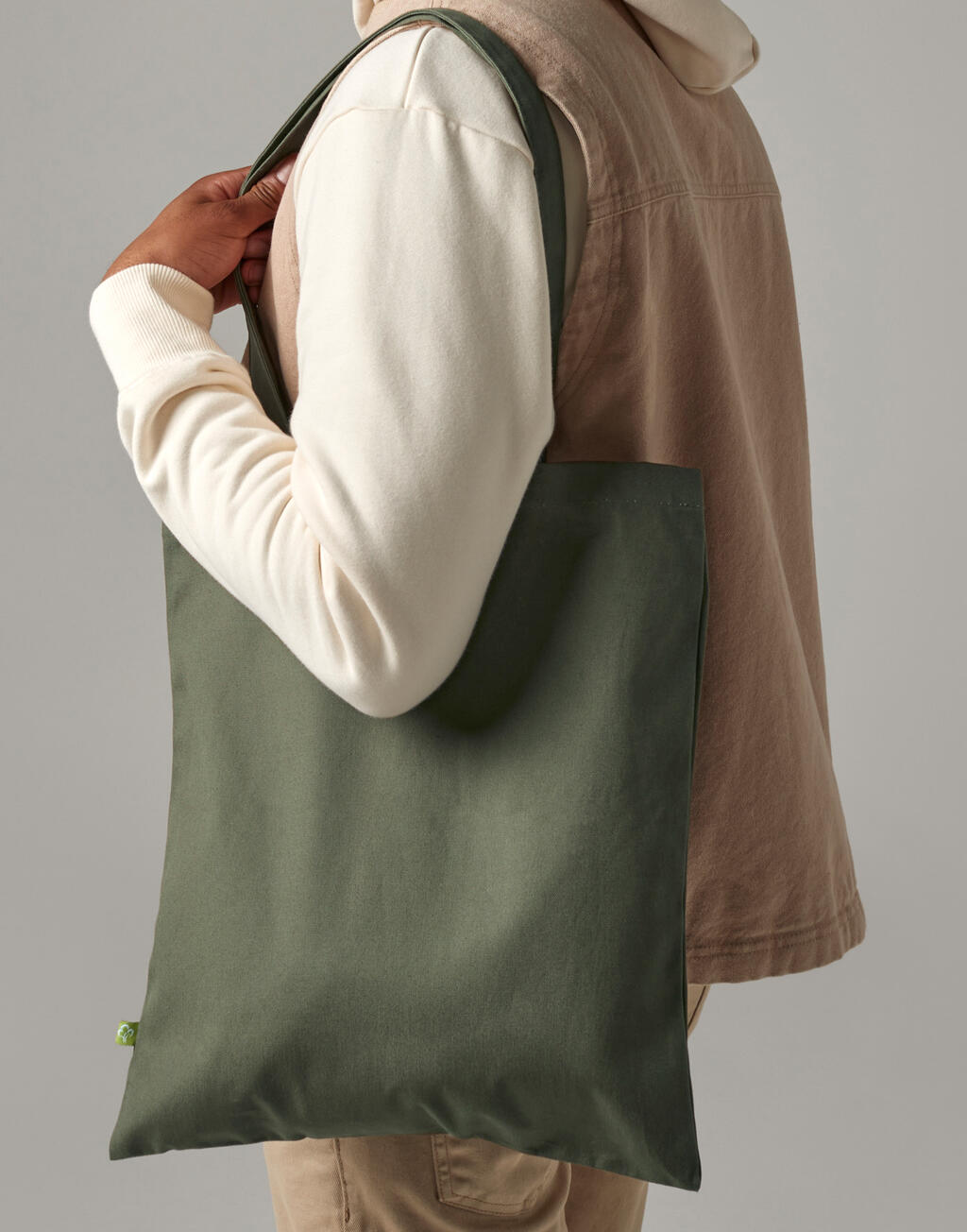 Τσάντα Ώμου Organic Canvas W801 Westford Mill Olive Green