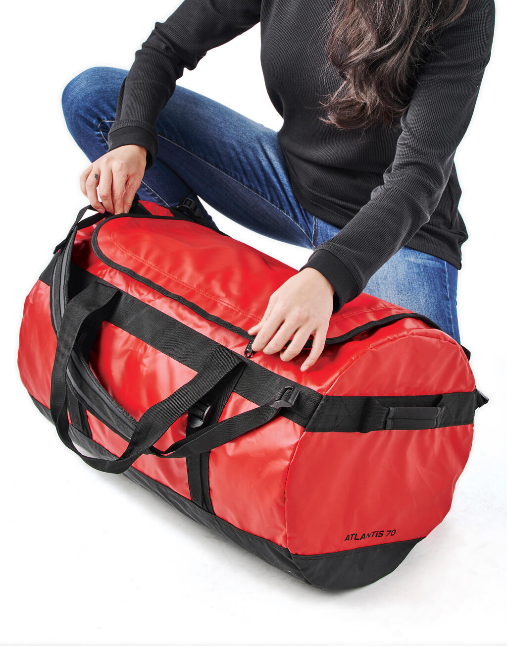 Αδιάβροχη Τσάντα Atlantis W/P Gear Bag (Medium) GBW-1M Stormtech Bold Red/Black