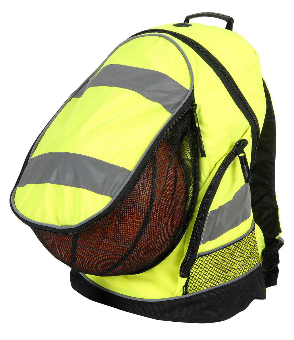 Σακίδιο Πλάτης Hi-Vis Sh8001 Shugon Yellow Black Είδη Ταξιδιου Τσάντες Simple Wear
