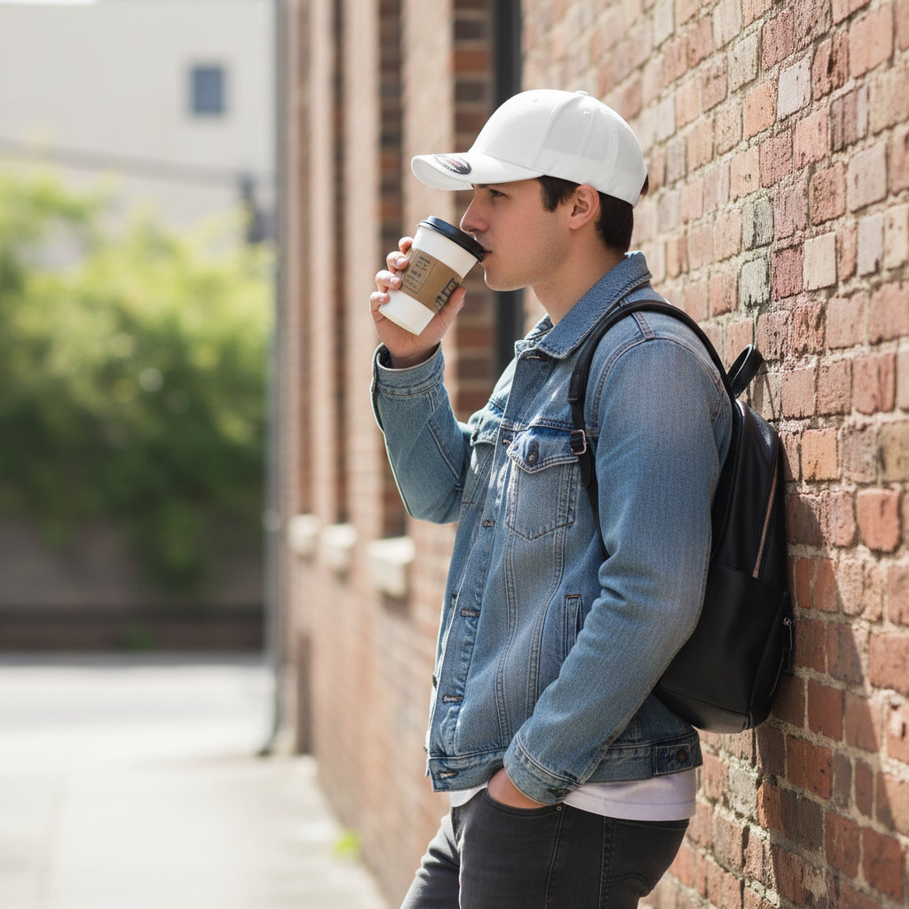 Παιδικό Καπέλο 6277 Flexfit Wooly Combed Cap White αξεσουάρ Καπέλα Simple Wear