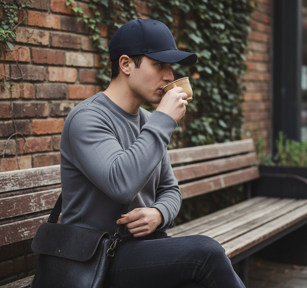 Παιδικό Καπέλο 6277 Flexfit Wooly Combed Cap Dark Navy αξεσουάρ Καπέλα Simple Wear