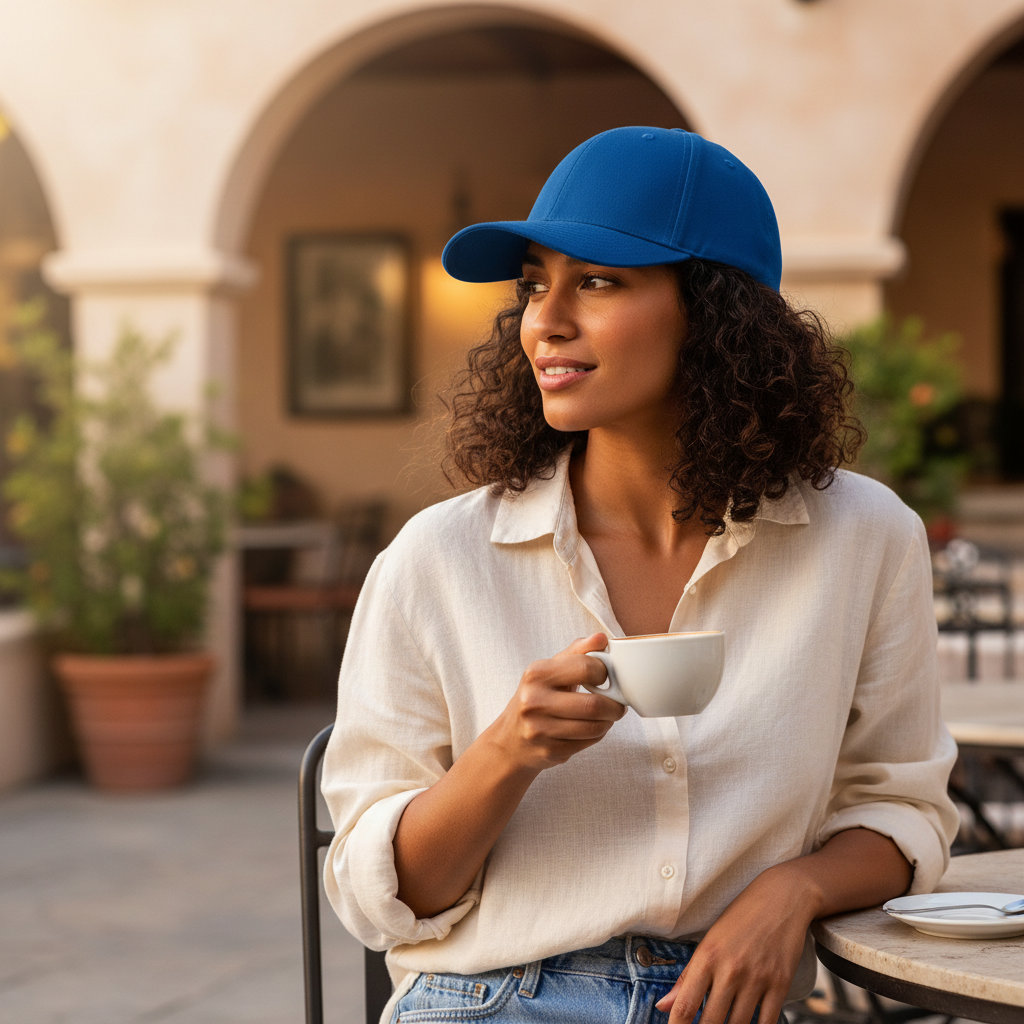 Παιδικό Καπέλο 6277 Flexfit Wooly Combed Cap Royal αξεσουάρ Καπέλα Simple Wear