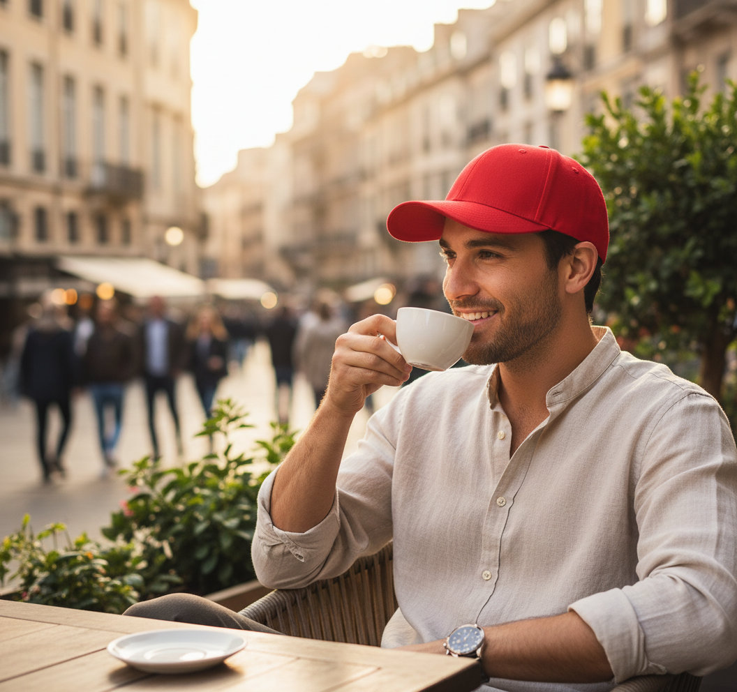 Παιδικό Καπέλο 6277 Flexfit Wooly Combed Cap Red αξεσουάρ Καπέλα Simple Wear