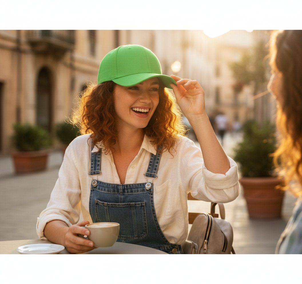 Παιδικό Καπέλο 6277 Flexfit Wooly Combed Cap Fresh Green αξεσουάρ Καπέλα Simple Wear