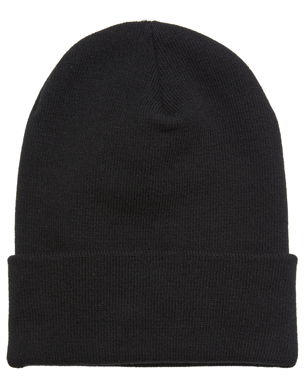 Σκούφος Heavyweight Organic Long Beanie 1501Oc Flexfit Black αξεσουάρ Σκούφοι Simple Wear