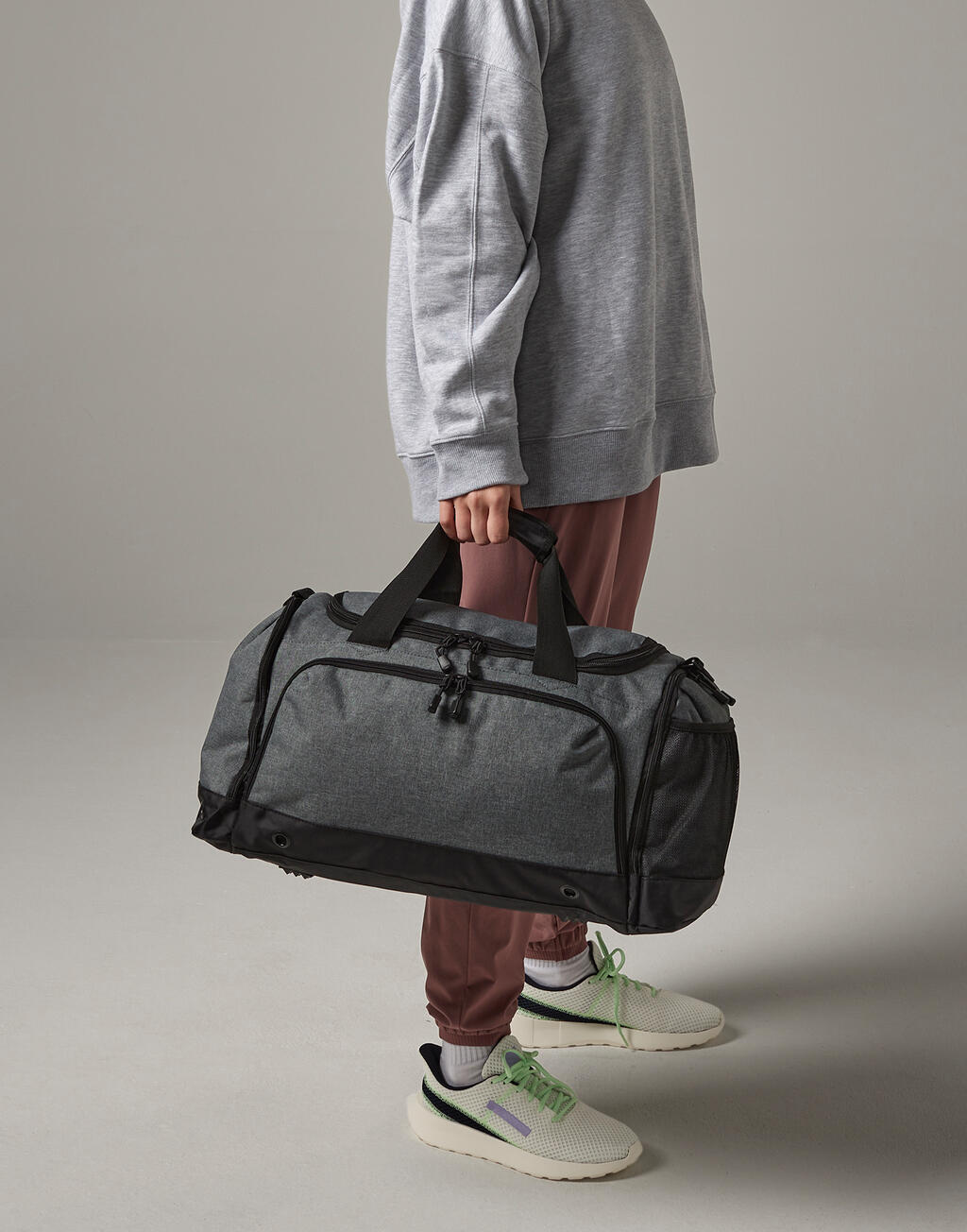 Αθλητική Τσάντα Athleisure Holdall BG544 Bagbase Grey Marl