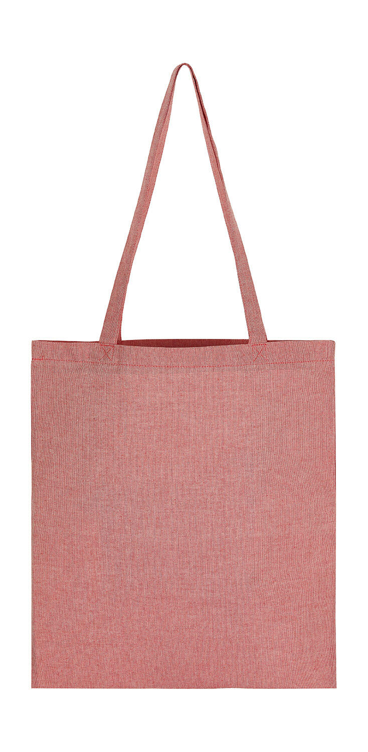 Yφασμάτινη Τσάντα Tote REC-3842-LH SG Accessories Red Heather