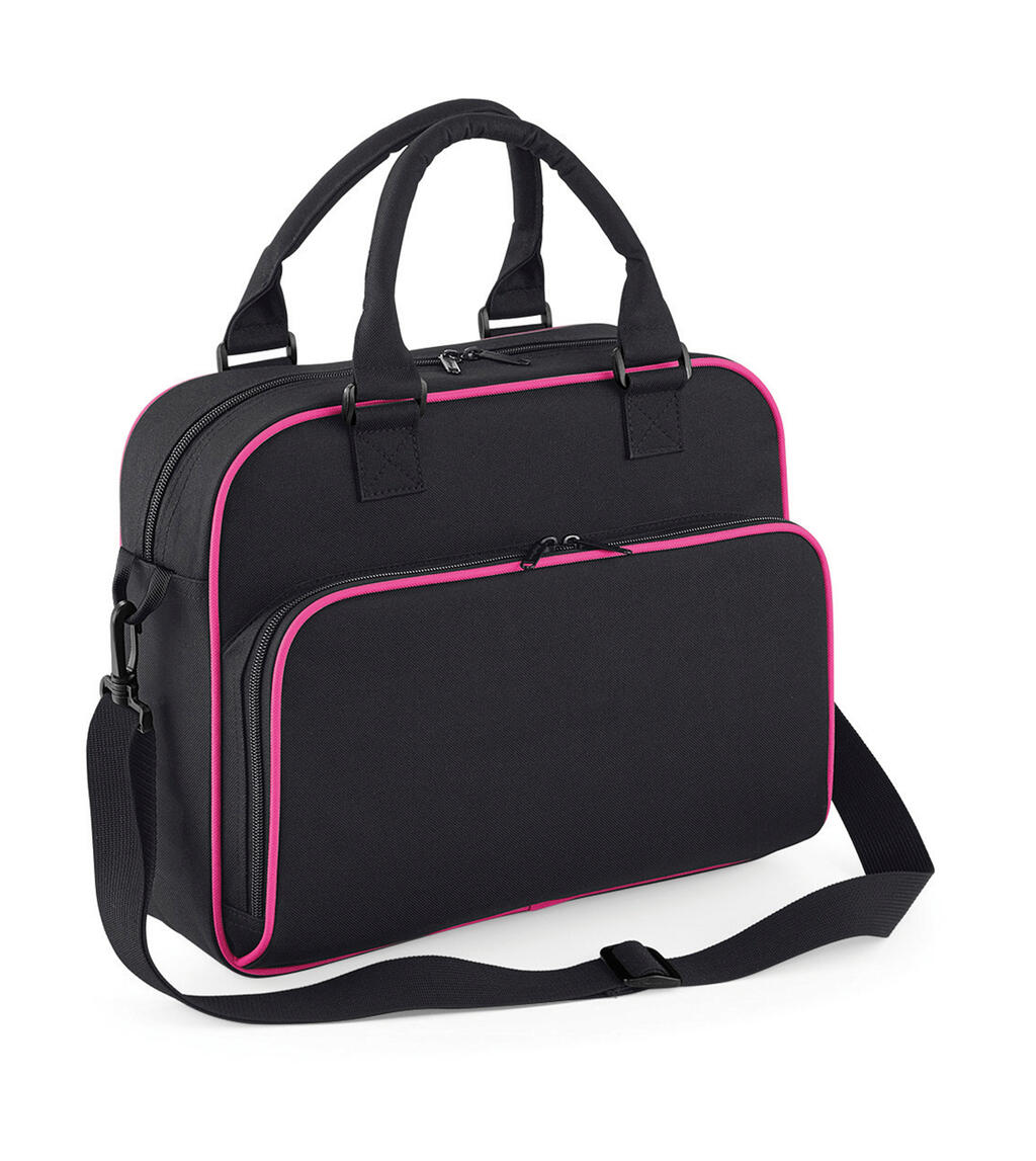 Αθλητική Τσάντα Junior Dance Bag BG145 BagBase 15L Ρετρό Style Black/Fuchsia
