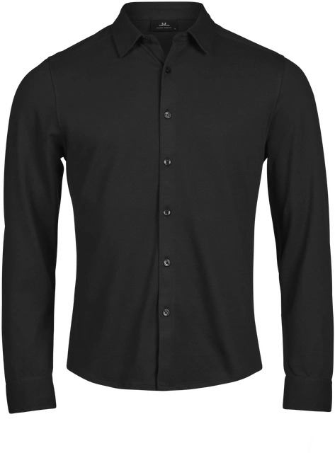 Πουκάμισο Luxury Stretch 1416 Tee Jays Tailored Fit Black