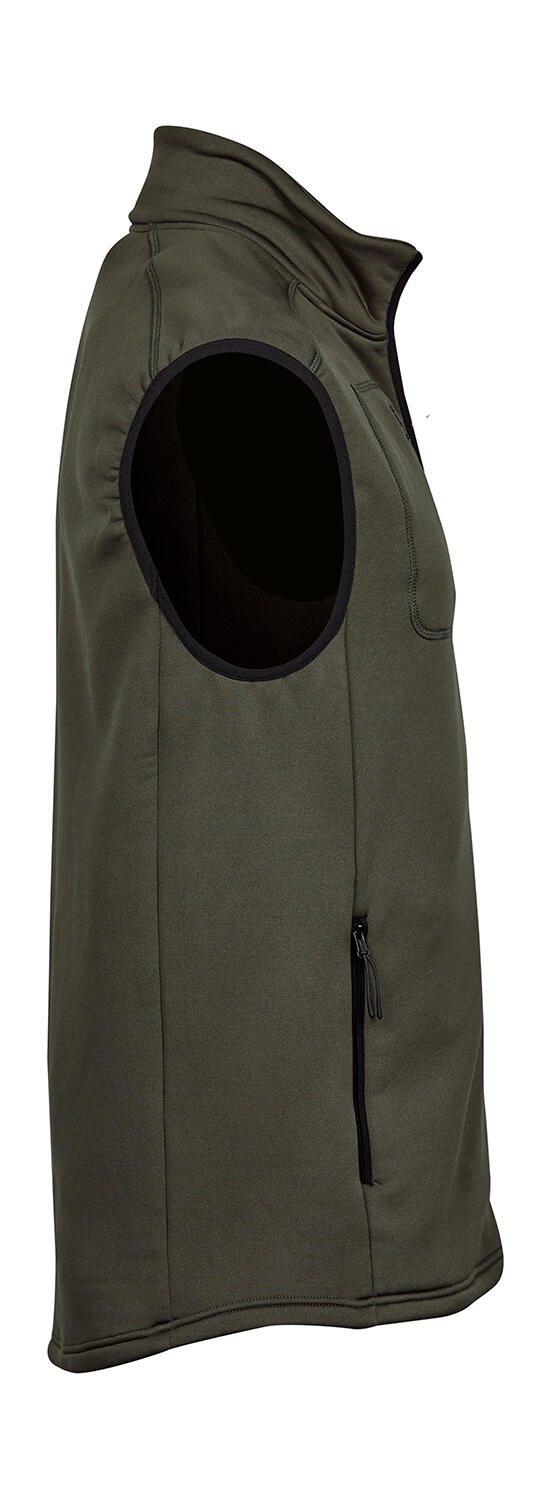 Ελαστικό Αμάνικο Fleece 9104 Tee Jays Tailored Fit Deep Green ανδρικά Μπουφάν Simple Wear